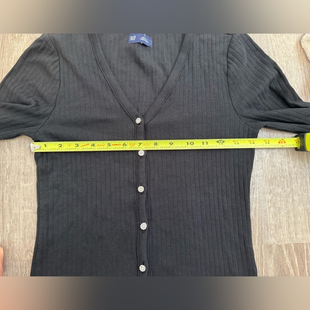 NEW Gap Ribbed Cardigan Small Petite *flaw - Picture 5 of 8